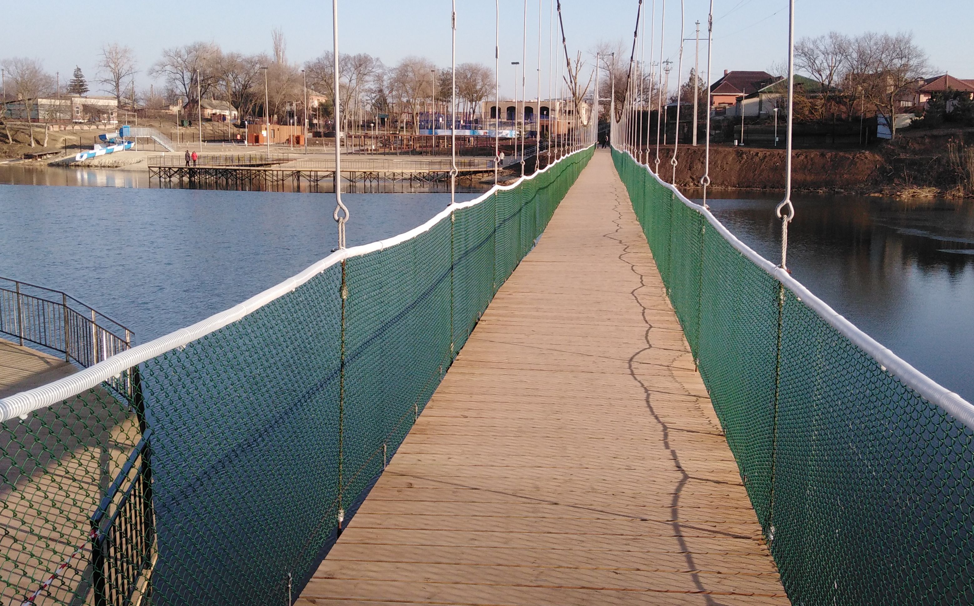 семикаракорск подвесной мост фото